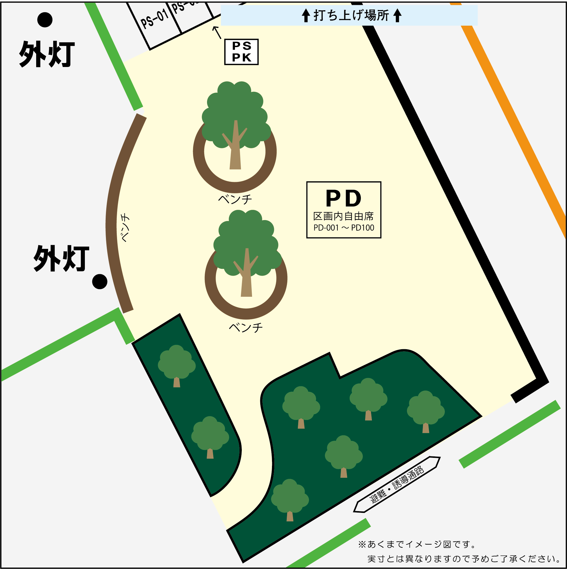 花火有料観覧席 – 今治市民のまつり「おんまく」